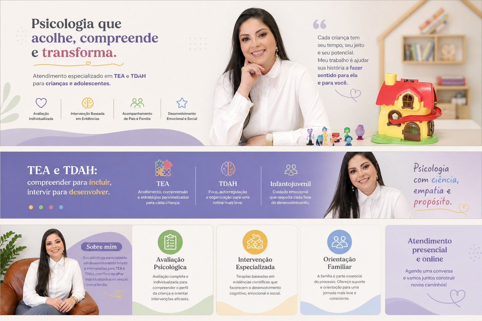 Psicóloga Izis Silvano - Psicologia que acolhe, compreende e transforma. Atendimento especializado em TEA e TDAH para crianças e adolescentes.